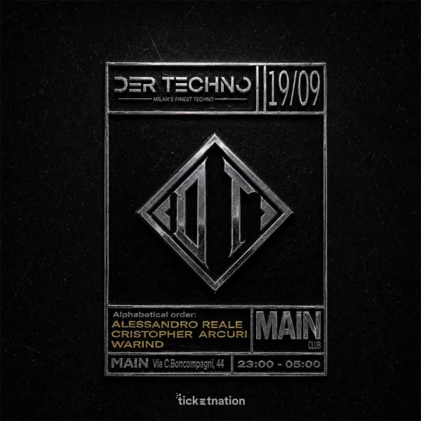 Locandina Der Techno — Milan's Finest Techno