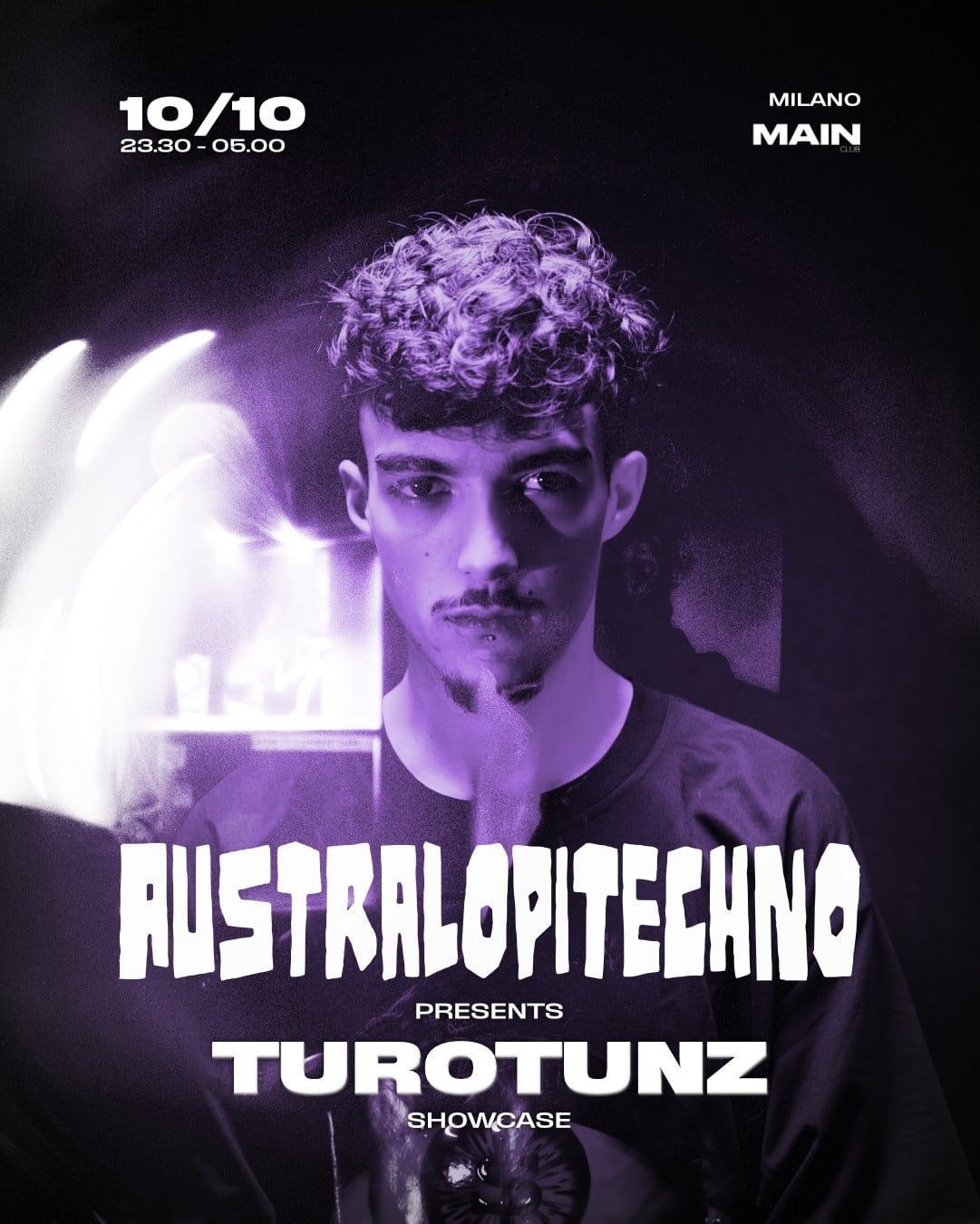 Locandina di AUSTRALOPITECHNO SHOWCASE (FREE ENTRY)