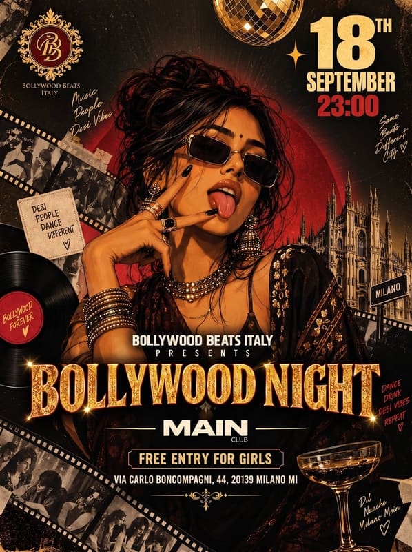 Locandina BOLLYWOOD NIGHT