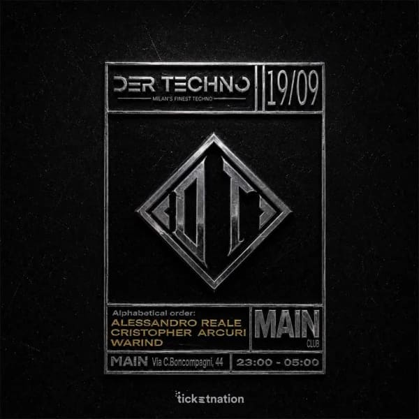 Locandina Der Techno — Milan's Finest Techno